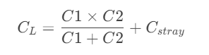 load capacitance calculation formula load capacitance calculation formula